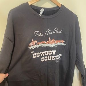 NWOT western cowboy sweatshirt